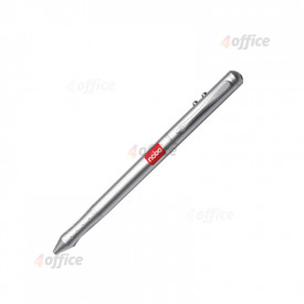Lāzera rādāmkociņš NOBO 4 in 1, pildspalva, irbulis, lukturīts, sudrabā krāsā