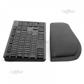 Želejveida klaviatūras paliktnis KENSINGTON ErgoSoft Slim, melnā krāsā
