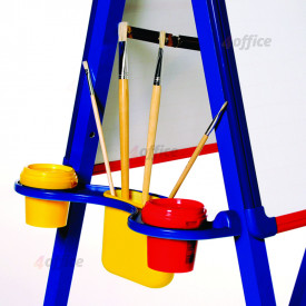 Divpusēja magnētiskā tāfele ar statīvu  BI OFFICE SCHOOLMATE 62x80, 110 cm augsts