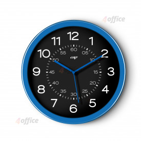 Sienas pulkstenis GLOSS by CEP, ar diametru 30 cm, zils