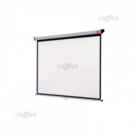 Projektora ekrāns NOBO, 240 x 181 cm, 4:3, sienas, gaiši pelēks