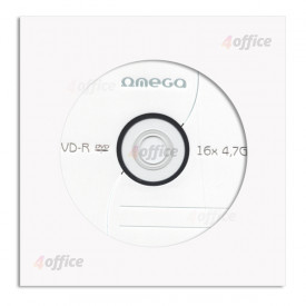 OMEGA DVD R 4,7GB kompaktdisks 16X, ENVELOPE, 10gab [40549]