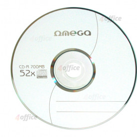 OMEGA CD R 700MB kompaktdisks 52X, ENVELOPE, 10gab [56996]
