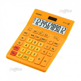 Galda kalkulators CASIO GR 12C, 155x209x35 mm, oranžs