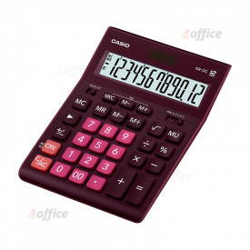 Galda kalkulators CASIO GR 12C, 155x209x35 mm, bordo
