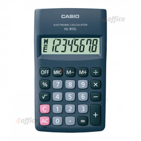 Kabatas kalkulators CASIO HL 815L, 70 x 118 x 18 mm, melns