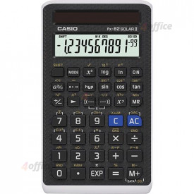 Zinātnisks kalkulators CASIO FX 82Solar II, 19 x 70 x 121 mm