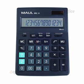 Galda kalkulators MAUL MXL 14, 14 cipari, nodokļu