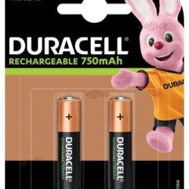 Uzlādējamās baterijas DURACELL AAA 750 mAh, 2 gab