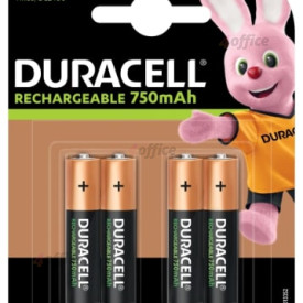 Uzlādējamās baterijas DURACELL AAA 750 mAh, 4 gab
