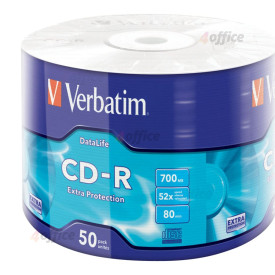 Kompaktdisks Verbatim CD R 700 MB 52x, vārpstas korpuss 50 gab.