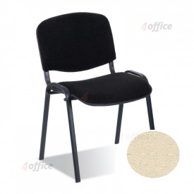 Konferenču krēsls NOWY STYL ISO BLACK V 18 ziloņkaula krāsa
