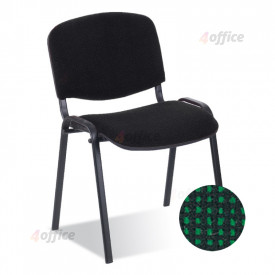 Krēsls NOWY STYL ISO BLACK C 32, melns ar zaļu