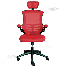 Biroja krēsls Office4You RAGUSA gaiši sarkana krāsa, audums