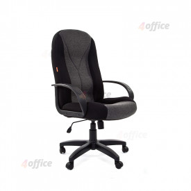 Biroja krēsls CHAIRMAN 785 melnas un pelēkas krāsas audums