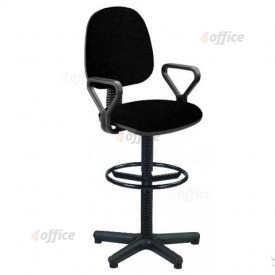 Industriālais krēsls NOWY STYL REGAL GTP RING STOPKI melns audums C 11
