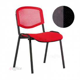 Konferenču  krēsls NOWY STYL ISO NET BLACK C 11, OH5, melns