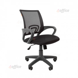 Biroja krēsls CHAIRMAN 696 BLACK, melnā krāsā