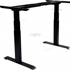 Regulējama augstuma galda rāmis SUN FLEX®DESKFRAME VI, 62 127cm, melns