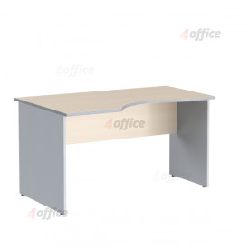 Darba galds SKYLAND IMAGO SA 2 1400x900x755mm, L veida kļava/ metāliska krāsa