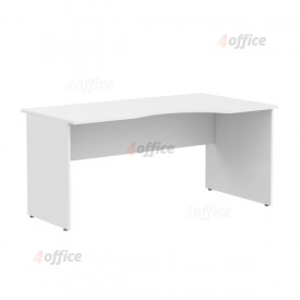 Darba galds SKYLAND IMAGO SA 2, 1600x900x755 mm, L veida, novietojums uz labo pusi, baltā krāsa