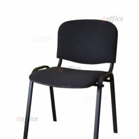 Apmeklētāju krēsls, vienvietīgais, ar metāla kājām