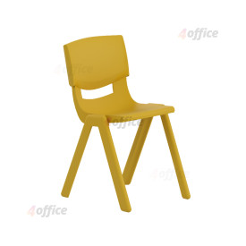 Vienvietīgs krēsls brīvā laika nodarbībām, no plastikāta (polipropilēna), 2.augstuma grupa