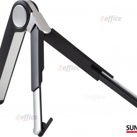 Klēpjdatoru statīvs SUN FLEX®GRAVITY STAND, metāla, melns / sudraba krāsā