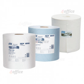 Industriālais papīrs TORK Advanced 440 W1, 3.sl., 750 lapas rullī, 37 cm x 255 m, zilā krāsā