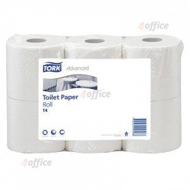 Tualetes papīrs TORK Low Weight T4, 2 sl., 200 lapiņas rullī, 9.9 cm x 28 m, baltā krāsā, 8 gab./iepak.