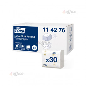 Tualetes papīrs TORK Premium Extra Soft T3, 2.sl., 252 lapiņas,11 x 19 cm, baltā krāsā