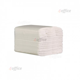 Tualetes papīrs salvetēs, 2 sl., 250 lapiņas, 11 x 22 cm, baltā krāsā