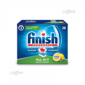Tabletes trauku mazgāšanas mašīnām FINISH ALL in 1 Lemon, 26 tabletes