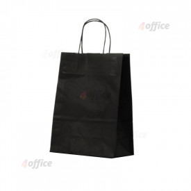 Papīra maisiņš 180x80x215, melnā krāsā