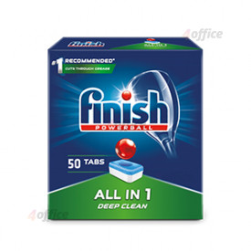 Tabletes trauku mazgāšanas mašīnām FINISH ALL in 1 Powerball, 50 tabletes