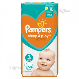 Pampers Sleep&Play S3, 58 gab.