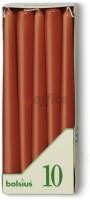 Sveces BOLSIUS 24,5x2,4cm, sarkanas, 10gab