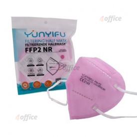 Respirators FFP2, rozā, 1gab
