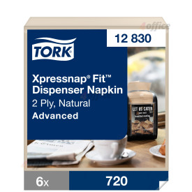 Dabīgās salvetes, TORK Xpressnap Fit dozatoram N14, 720 gab, 12830