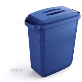 Atkritumu tvertne DURABIN® 60L taisnstūrveida, zila (vāciņš jāiegādājas atsevišķi)