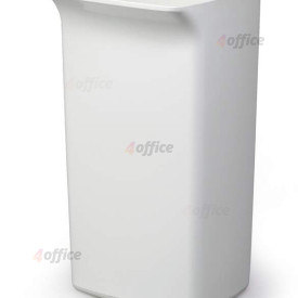 Atkritumu tvertne DURABIN® 40L taisnstūrveida, balta (vāciņš jāiegādājas atsevišķi)