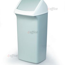 Atkritumu tvertne DURABIN® 40L taisnstūrveida,pelēka (vāciņš jāiegādājas atsevišķi)