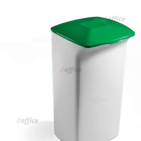 Vāks atkritumu tvertnei DURABIN® 40L taisnstūrveida, zaļš