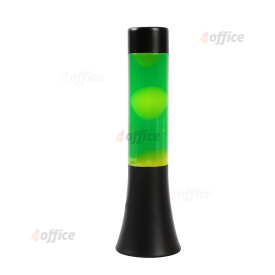 Lavas lampa Itotal 30 cm Green Liquid AW24, zaļa