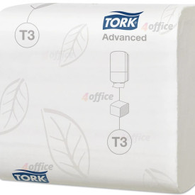 Tualetes papīrs TORK Advanced T3, 2 sl., 252 lapiņas, 19 x 11 cm, baltā krāsā