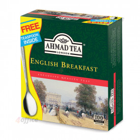 Melnā tēja AHMAD ENGLISH BREAKFAST, 100 maisiņi x 2 g paciņā