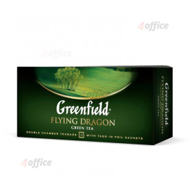 Zaļā tēja GREENFIELD FLYING DRAGON, 25 maisiņi paciņā