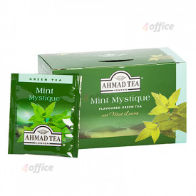 Zaļā tēja AHMAD GREEN MINT, 20 maisiņi paciņā