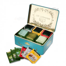 Melnās un zaļās tējas komplekts  AHMAD TREASURE, 60 maisiņi x 2 g kastītē