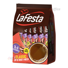 Šķīstošā kafija LA FESTA Classic 3 in 1, 15 g, 10 gab./iepak.